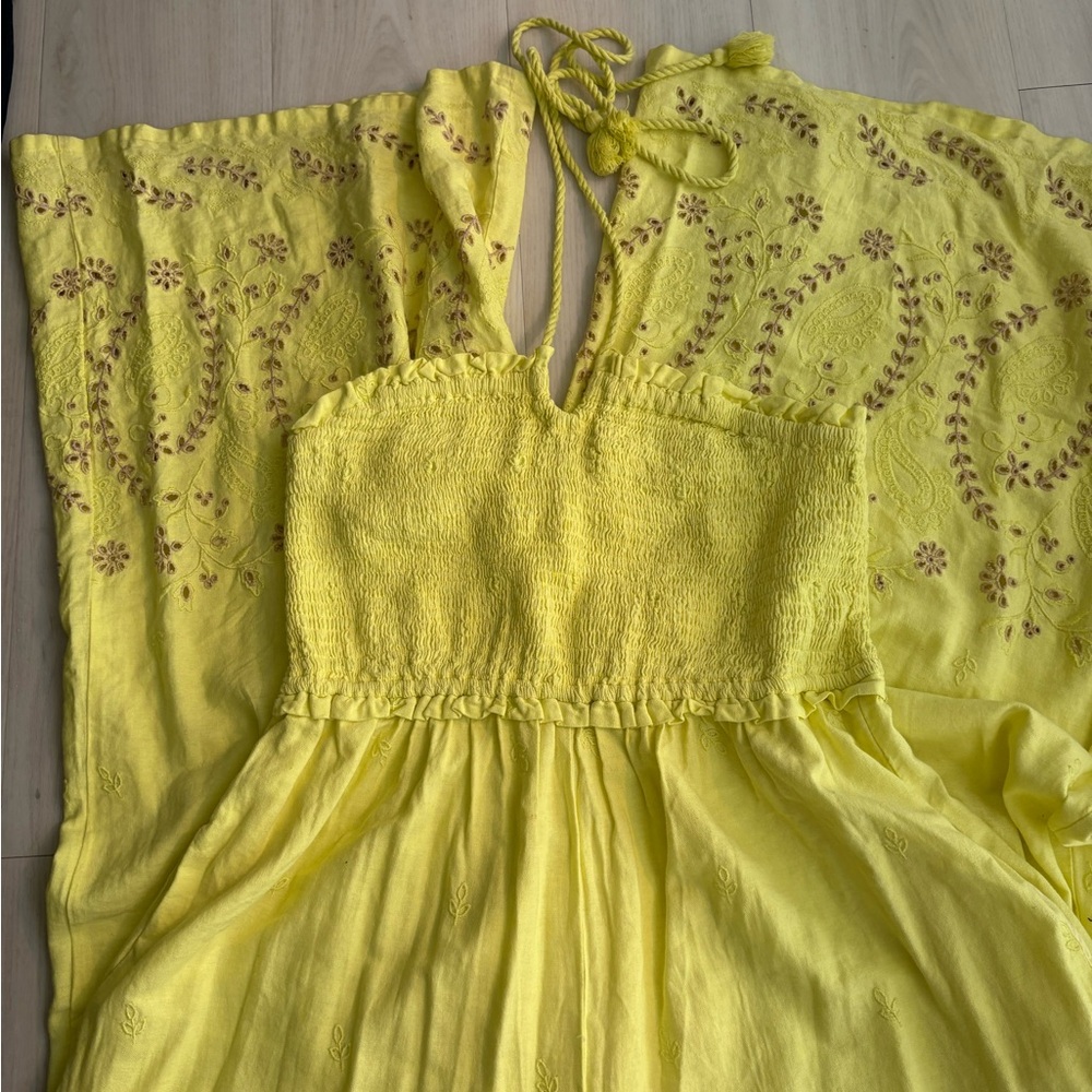 Anthropologie Yellow Jumpsuit - Picture 8 of 12